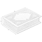 Vintiquewise Trinket Storage Box, Off White, Wood QI003691.W - alternate 2
